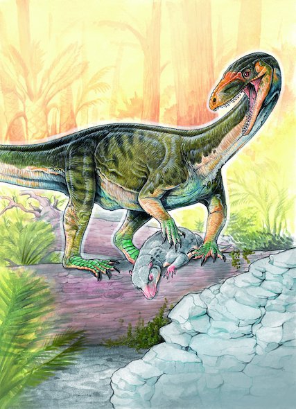 Ученые показали, как выглядел динозавр, который жил 250 млн лет тому назад