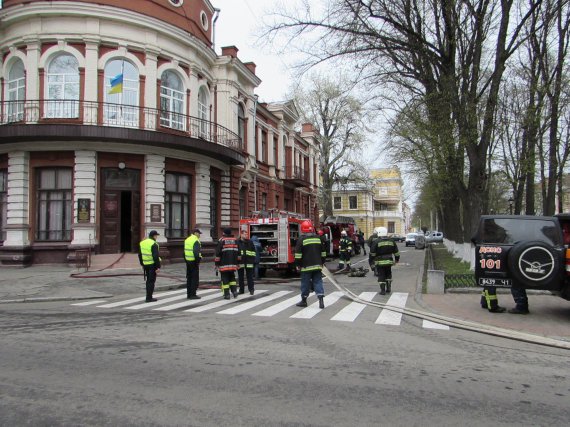  В державному архіві виникла пожежа