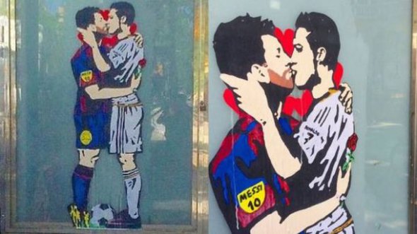 Картина менее чем за сутки стала популярной среди жителей Барселоны