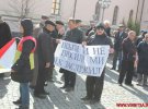 Протест пенсіонерів у Вінниці