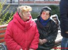 Протест пенсионеров в Виннице