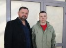 Ростислав Валихновский с бойцом АТО Андреем Химичем