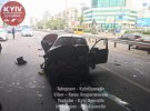 Под Воздухофлотским путепроводом столкнулись три авто