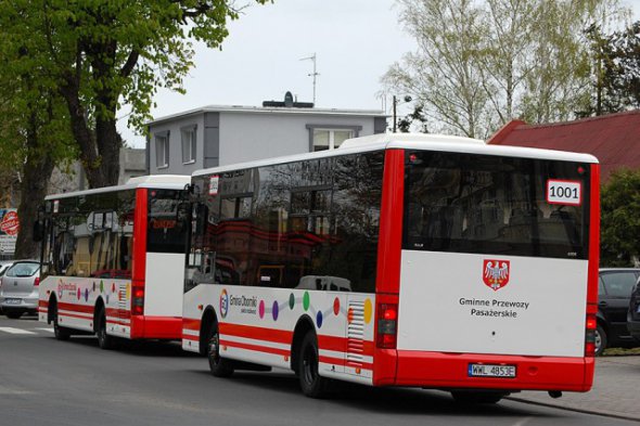 Автобус рассчитан на перевозку 61 пассажира.