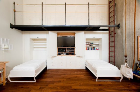 Мебель-трансформеры экономят пространство тесной квартиры