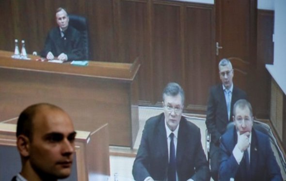 Видео-допрос Виктора Януковича на суде 28 ноября 2016 года