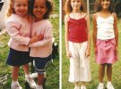 Сестры-близняшки с разным цветом кожи