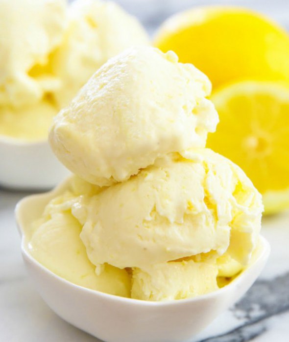 Лимонное мороженое делают из 3 ингредиентов