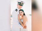 Самолеты ВМС США украсили свадебную фотосессию