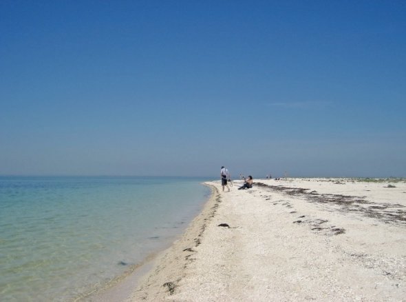 Остров Бирючий, Азовское море