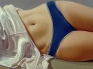 Художник створював реалістичні картини жіночих частин тіла в спідньому