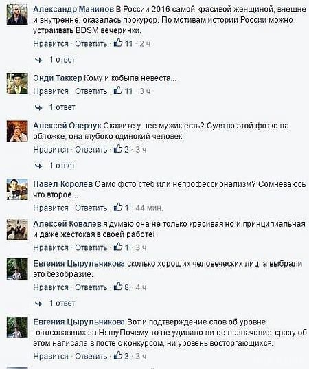 Реакція користувачів на вибір редакції "Русского репортера"