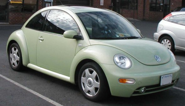 New Beetle - первый в истории автомобиль, который по дизайну сделан как ретроавто