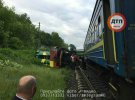 На Хмельнитчине столкнулись пассажирский поезд и локомотив. В вагонах поезда находилось 104 ребенка