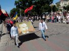 Шествиями вспомнили всех, кто отдал жизнь за независимость и свободу Украины