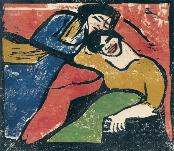 Робота Еріха Хекеля "Дві нахилені жінки", 1909 р ФОТО: modernartconsulting.ru