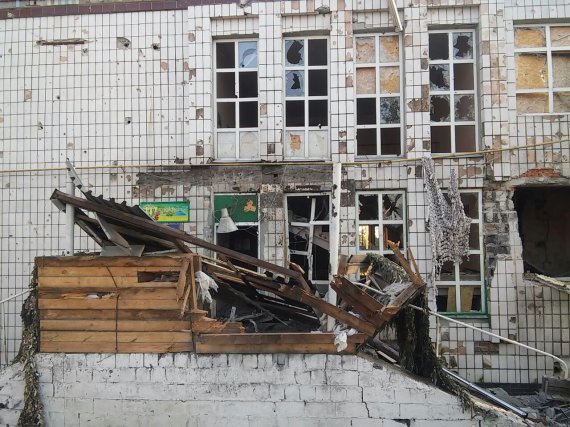 Значних пошкоджень від обстрілів зазнали будівлі прикордонників