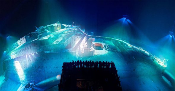 В немецком Лейпциге открыли самую большую панораму "Титаника"