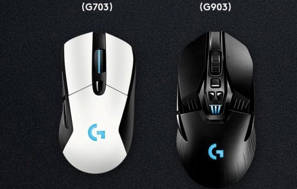 Две компьютерные мыши - G903 и G703 - Logitech выпустила специально для вновь коврика. Стоимость: $ 149,99 и $ 99,99