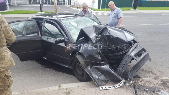 Военные прокуроры попали в ДТП