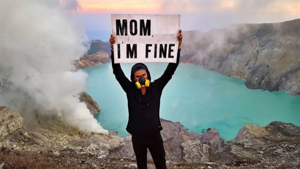 Mom, I'm fine