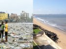 Афроз Шах з індійського міста Мумбаї організував прибирання одного з найбільш забруднених пляжів у світі, під назвою Версова