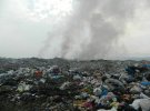На территории полигона твердых бытовых отходов возник пожар
