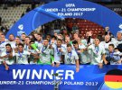 Немецкие футболисты обыграли испанцев в финале чемпионата Европы для игроков до 21 года