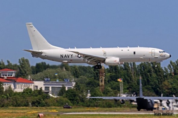 Визит американских разведчиков P-8 Poseidon в Украине