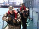 Военные учения "Си Бриз" в Одесском морпорту 12 июля