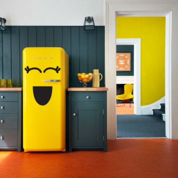 Обновления старого холодильника: 10 интересных идей