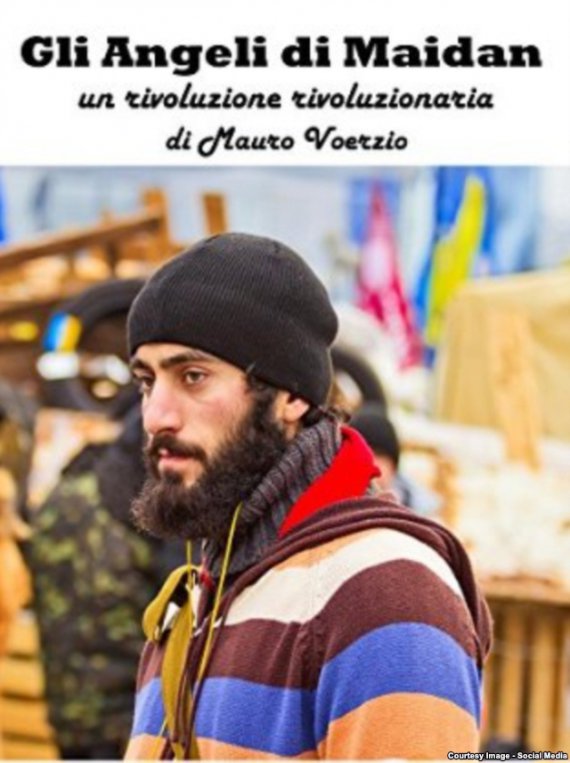 Итальянец написал книгу в электронном виде «Ангелы Майдана», где на обложке фото Сергея Нігояна – одного из первых погибших майдановцев.
