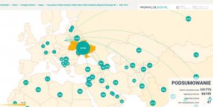 Із початку 2017 року понад 66 тисяч громадян України звернулися за посвідками на проживання у Польщі. 