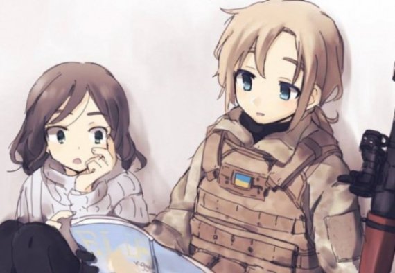 В Японии появился культ войны на Донбассе - рисуют в аниме