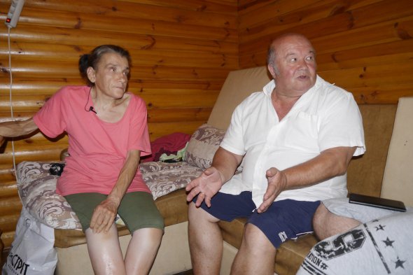 Олена Ширякіна з старшим братом Олегом