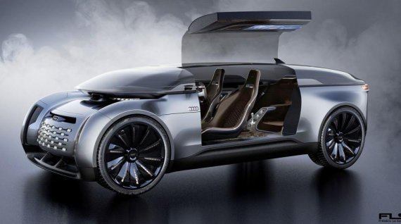 Концепцию автомобиля будущего воссоздал художник Фредерик Ле Саелоур.