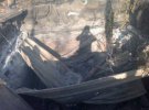 Блиндаж украинских защитников боевики разрушили до основания