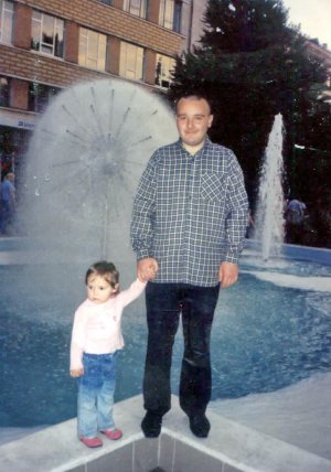 36-летний Олег Бигуняк из Тернополя сам воспитывает 10-летнюю дочь