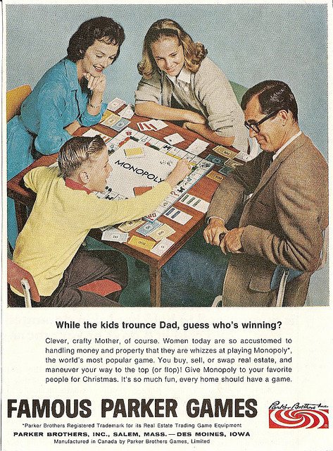 Грають у "Монополію", 1950 рік