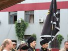 Поляки вручили Чернім Запорожцам древний военный флаг