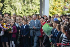 Мер Вінниці Сергій Моргунов навідався у школу №31 в День знань