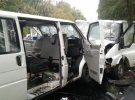 Поблизу села Рідкодуб, що на Харківщині потрапили в аварію два мікроавтобуси. 