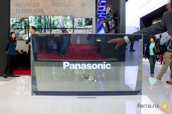 Panasonic выпустила прозрачный телевизор будущего