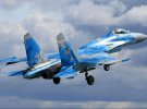 Украинский Су-27 в небе над Чехией