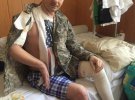 Поранені українські бійці у Київському військовому госпіталі