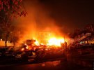 Залишки п’ятого корпусу Одеського дитячого оздоровчо-спортивного табору ”Вікторія”, де в ніч на 16 вересня спалахнула пожежа