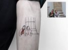 Татуировки по мотивам семейных фото
