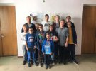 Фото с воспитанниками сокальской футбольной школы