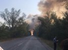 Лісова пожежа під Кременчуком охопила 5 га. За кілометр від вогню - дачі.