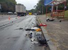 Водитель не справился с управлением на мокрой дороге